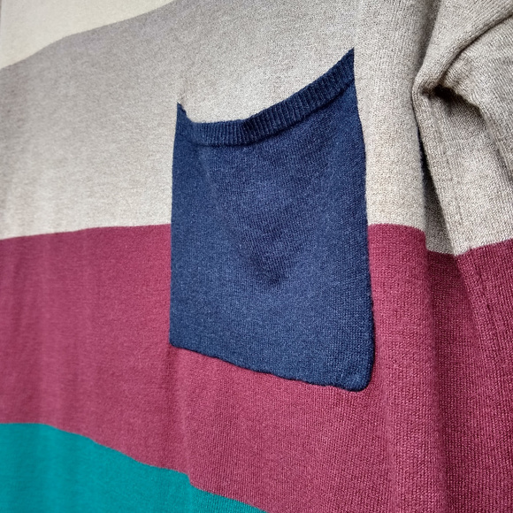 Lovestitch Striped Color Block Sweater - Picture 3 of 6